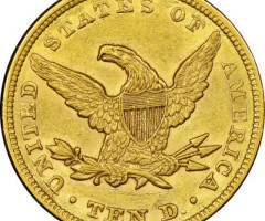 Монета Орел, 10 доларів 1861, США, США