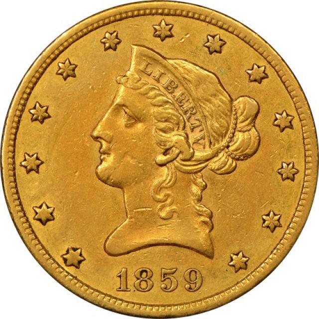 Монета Орел, 10 доларів 1859, США, США
