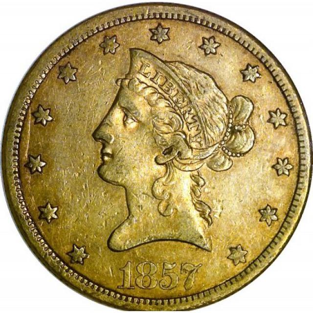 Монета Орел, 10 доларів 1857, США, США