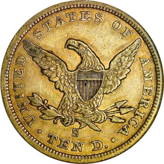 Монета Орел, 10 доларів 1857, США, США
