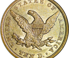 Монета Орел, 10 доларів 1853, США, США
