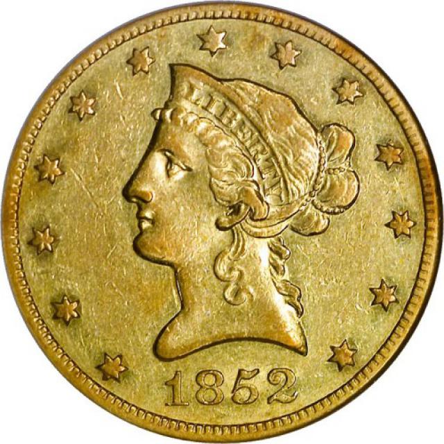 Монета Орел, 10 доларів 1852, США, США