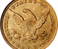 Монета Орел, 10 доларів 1851, США, США