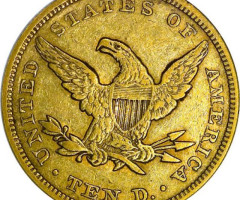 Монета Орел, 10 доларів 1850, США, США