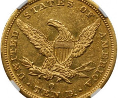 Монета Орел, 10 доларів 1846, США, США