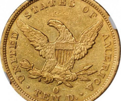 Монета Орел, 10 доларів 1845, США, США