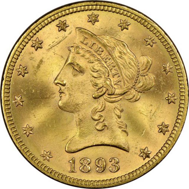 10 доларів 1893, США, США