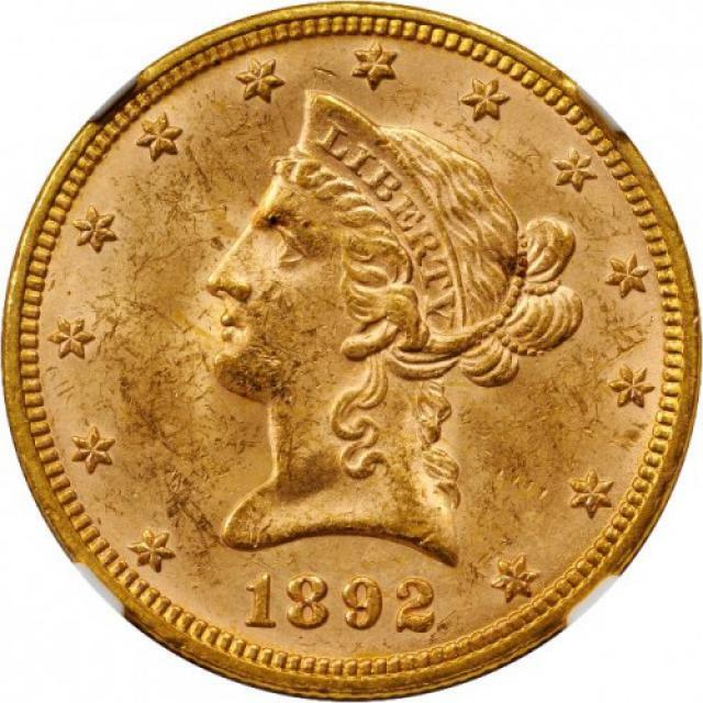 10 доларів 1892, США, США