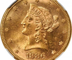 10 доларів 1886, США, США