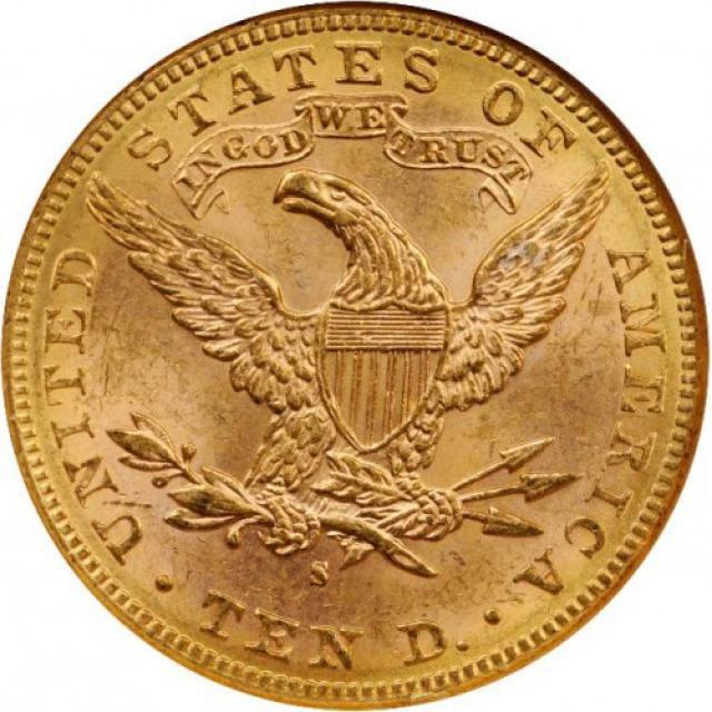 10 доларів 1885, США, США