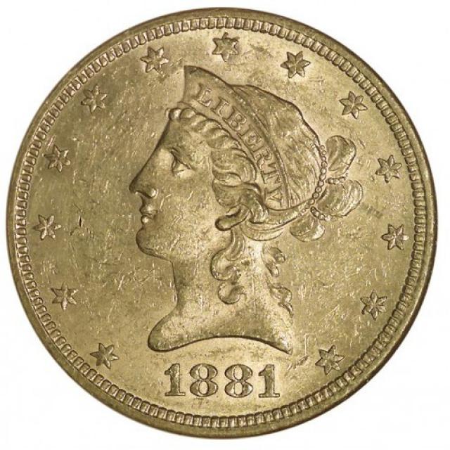 10 доларів 1881, США, США
