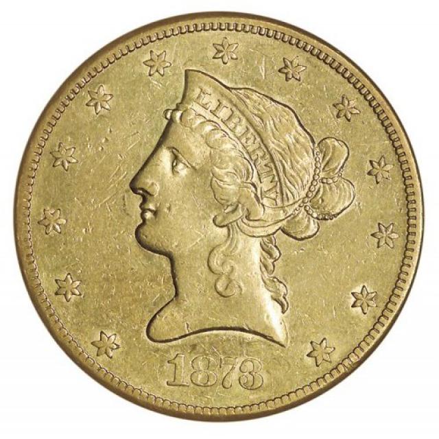 10 доларів 1873, США, США