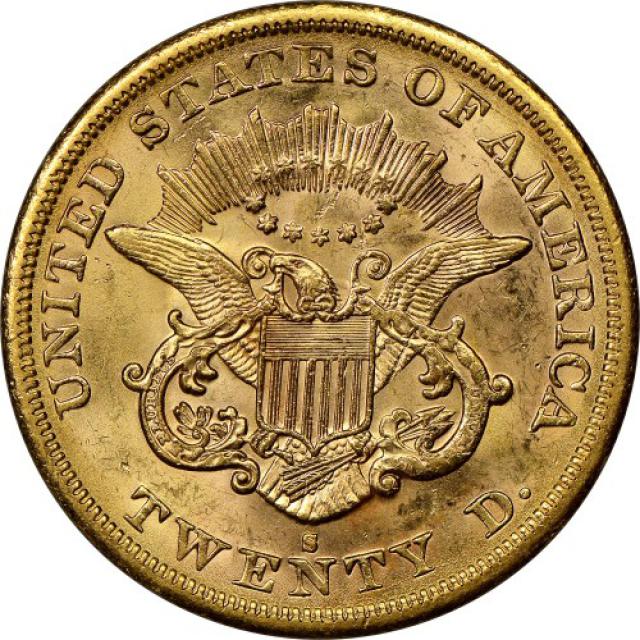 Монета Подвійний орел, 20 доларів 1864, США, США