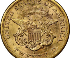 Монета Подвійний орел, 20 доларів 1864, США, США
