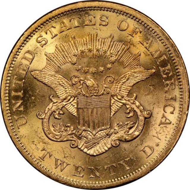 Монета Подвійний орел, 20 доларів 1863, США, США