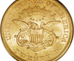 Монета Подвійний орел, 20 доларів 1862, США, США