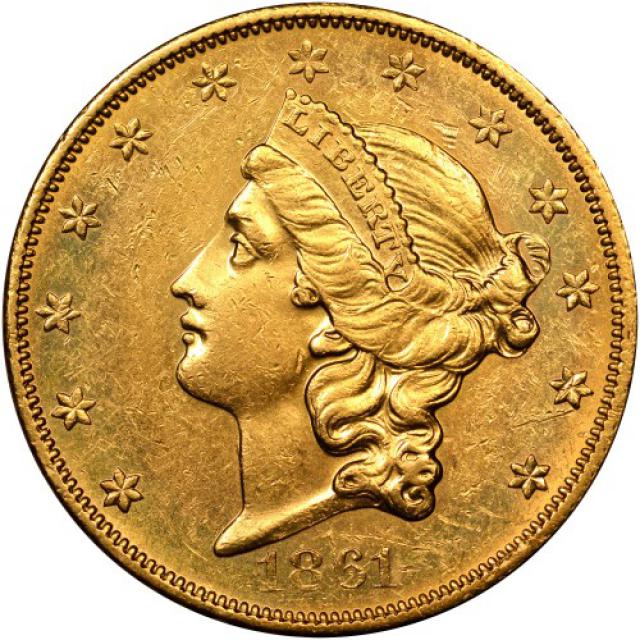 Монета Подвійний орел, 20 доларів 1861, США, США