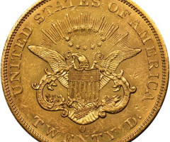 Монета Подвійний орел, 20 доларів 1861, США, США