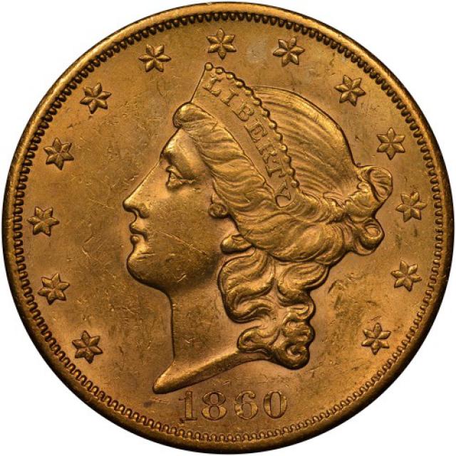 Монета Подвійний орел, 20 доларів 1860, США, США
