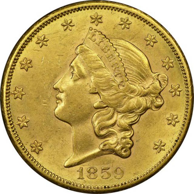 Монета Подвійний орел, 20 доларів 1859, США, США