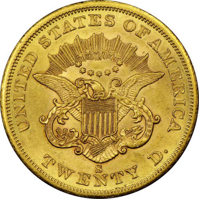 Монета Подвійний орел, 20 доларів 1859, США, США