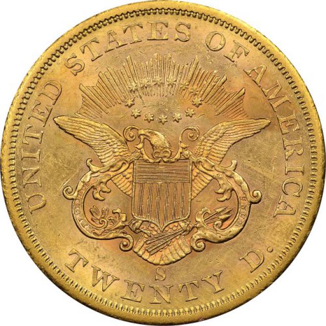 Монета Подвійний орел, 20 доларів 1858, США, США