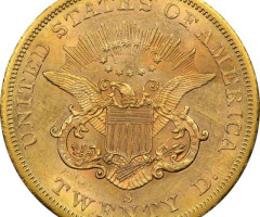 Монета Подвійний орел, 20 доларів 1858, США, США