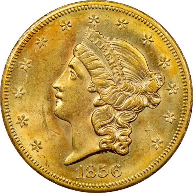 Монета Подвійний орел, 20 доларів 1856, США, США