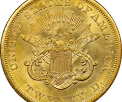 Монета Подвійний орел, 20 доларів 1856, США, США