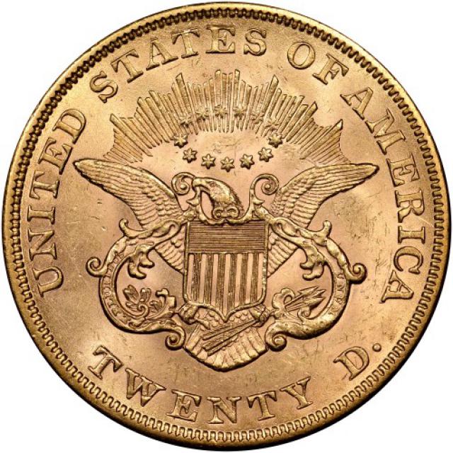 Монета Подвійний орел, 20 доларів 1854, США, США