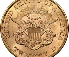 Монета Подвійний орел, 20 доларів 1854, США, США
