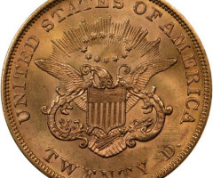 Монета Подвійний орел, 20 доларів 1853, США, США