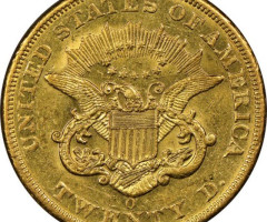Монета Подвійний орел, 20 доларів 1851, США, США