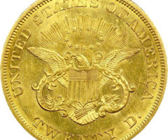 Монета Подвійний орел, 20 доларів 1850, США, США