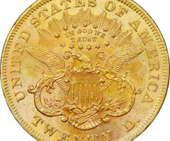 Монета Подвійний орел, 20 доларів 1873, США, США