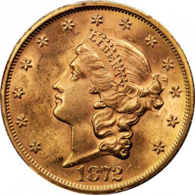 Монета Подвійний орел, 20 доларів 1872, США, США