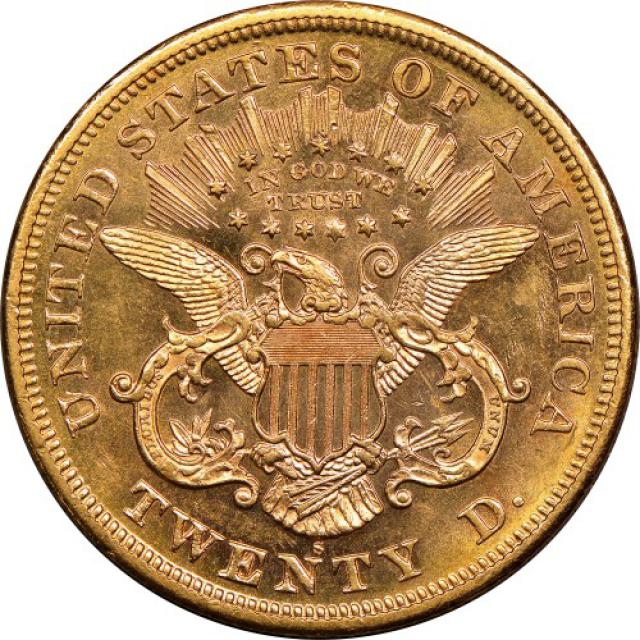 Монета Подвійний орел, 20 доларів 1870, США, США