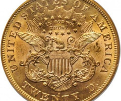 Монета Подвійний орел, 20 доларів 1868, США, США