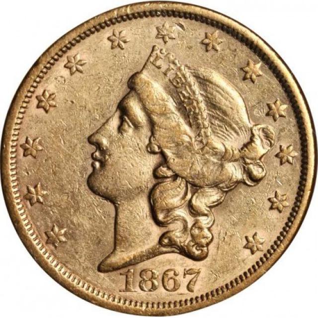 Монета Подвійний орел, 20 доларів 1867, США, США