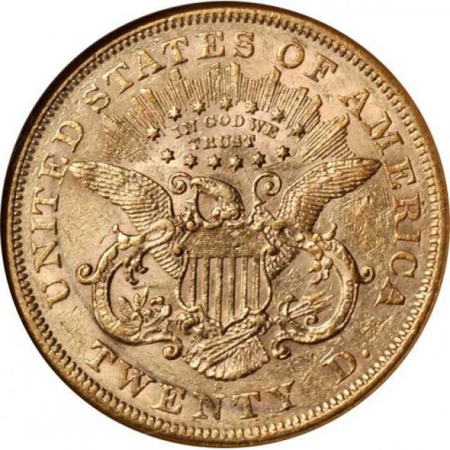 Монета Подвійний орел, 20 доларів 1867, США, США