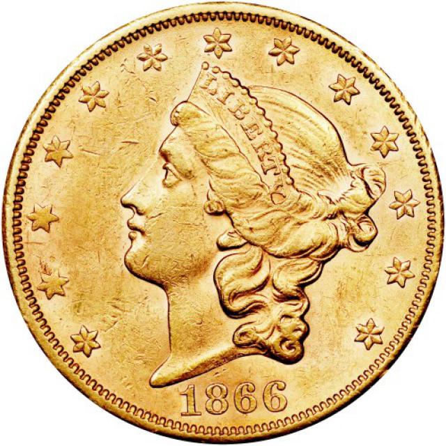 Монета Подвійний орел, 20 доларів 1866, США, США