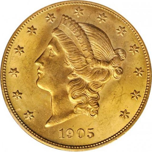 Монета Подвійний орел, 20 доларів 1905, США, США