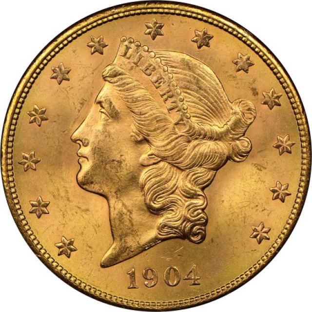 Монета Подвійний орел, 20 доларів 1904, США, США