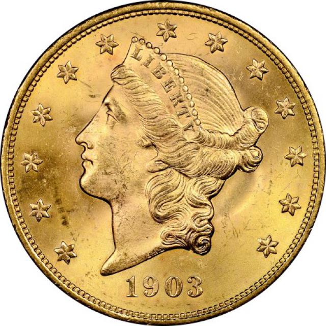 Монета Подвійний орел, 20 доларів 1903, США, США