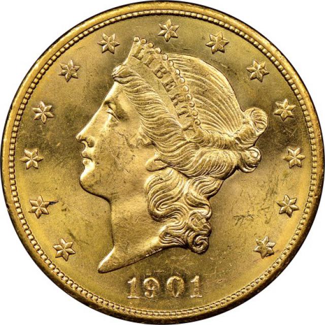 Монета Подвійний орел, 20 доларів 1901, США, США