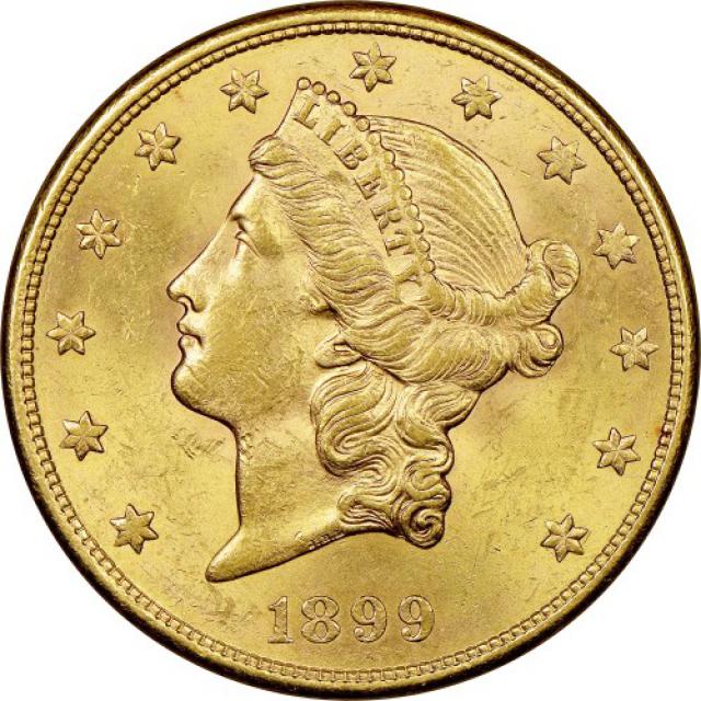 Монета Подвійний орел, 20 доларів 1899, США, США