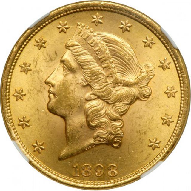 Монета Подвійний орел, 20 доларів 1898, США, США