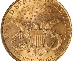 Монета Подвійний орел, 20 доларів 1896, США, США