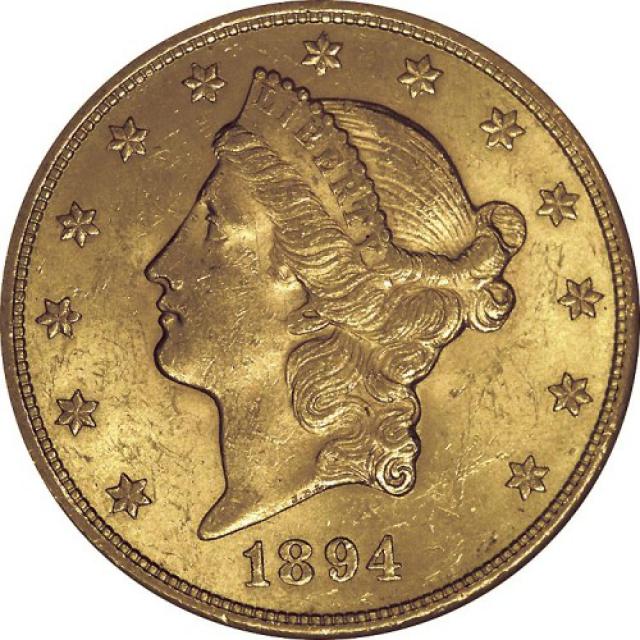 Монета Подвійний орел, 20 доларів 1894, США, США