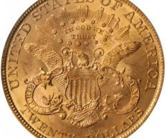 Монета Подвійний орел, 20 доларів 1893, США, США